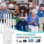 Repetidor WiFi de 1200Mbps, extensor inalámbrico de doble banda, ampli