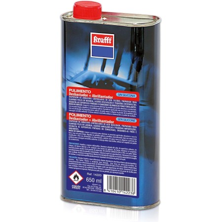 Krafft Pulimento Abrillantador para Eliminar Arañazos – Restaurador de Pintura para Coche – Sin Silicona – Apto para Talleres y