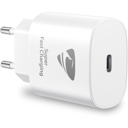 Aioneus Cargador USB C 25W Cargador iPhone Carga Rápido, PD 3.0 USBC Enchufe Pared Adaptador Tipo C Cabezal para iPhone 16 15 14
