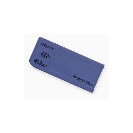 Sony 32MB Memory Stick Media memoria flash 0,03125 GB - Tarjeta de memoria (0,03125 GB, 2,45 MB/s, 1,5 MB/s)