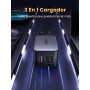 W-KING 90W MAX Altavoz Bluetooth Potente Portatil, Altavoz Bluetooth Grande con Potente Bass/EQ, Altavoces HiFi IPX6/40