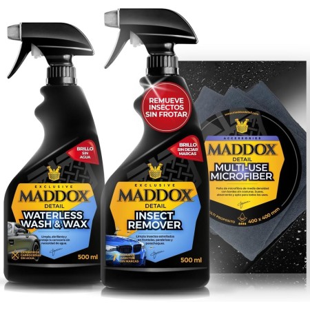 Maddox Detail - Limpia Mosquitos Coche y Manchas en Faros, Parabrisas y Parachoques | Ideal para Limpieza de Alto Rendimiento |