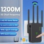 Repetidor WiFi AC1200 de 5Ghz, enrutador de 1200Mbps, amplificador ext