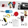 Pulir faros coche - Kit de polímero líquido para faros HS - Kit pulir faros coche completo para restauración de faros de coche -