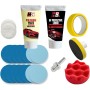 Pulir faros coche - Kit de polímero líquido para faros HS - Kit pulir faros coche completo para restauración de faros de coche -