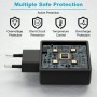 45W Cargador Samsung Carga Rapida, 2Pack USB C Cargador Rapido con 2M Cable para Samsung Galaxy S25/S24/S23/S23+/S23
