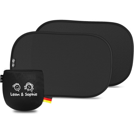 Parasol Coche Bebé - PROTECCIÓN UV CERTIFICADA UPF50+ - Material de Primera Calidad gsm 105 - Certificado DEKRA - Parasol