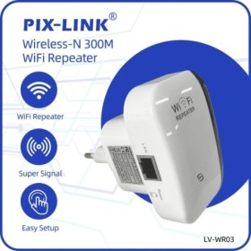 PIXLINK-repetidor Wifi inalámbrico WR03, enrutador extensor de rango, 