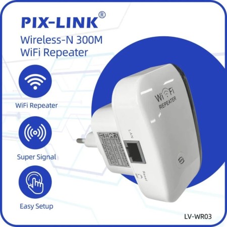 PIXLINK-repetidor Wifi inalámbrico WR03, enrutador extensor de rango, 