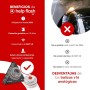 help flash IoT Luz de Emergencia V16 con Geolocalización + Funda de Neopreno Roja, Exigible a Partir de 2026, Baliza Conectada