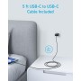 Anker Cargador iPhone Carga Rapida USB C 20W, con 2 Puertos,para iPhone 16/16 Plus/16 Pro/16 Pro MAX/15/iPad y más(Cable USB C