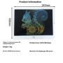Tabletas de escritura electrónicas de 11/16 pulgadas, tablero de dibuj