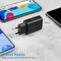 Cargador USB, Cargador Rápido 18W Quick Charge 3.0, Enchufe USB Compatible con Samsung Galaxy S6 S7 S8 S9 S10 S20 S21 S22 S23