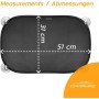 Parasol Coche con protección UV certificada Óptima Oscuridad - Autoadhesivo, para Proteger del Sol a bebés y Mascotas, 2