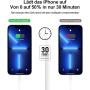 Cargador Carga Rapida iPhone 14 13 12 11 Apple Original,20W USB C Enchufe con 2M+2M Cable Cabezal Adaptador Pared Charger