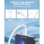 Cargador Carga Rapida iPhone 14 13 12 11 Apple Original,20W USB C Enchufe con 2M+2M Cable Cabezal Adaptador Pared Charger