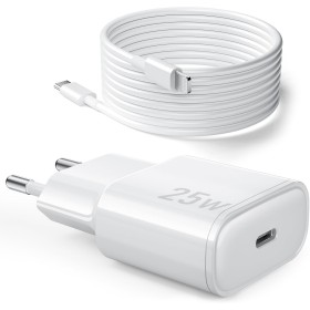 25W Cargador Carga Rapida para iPhone 14/14 Pro/14 Pro Max/13/13 Pro/13 Pro Max/12/12 Pro/12 PM/11/11 PM Cargador rápido USB C