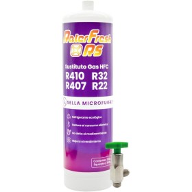 Botella Ralerfresh RS Gas Refrigerante sustituto R410, R32, R407 y R22 refrigerante para aire acondicionado tipo split (Botella