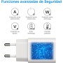 Rápida 18W Cargador para Xiaomi Redmi 14C, 12, Note 12, 11, 10, 9, 8,11T, 9T, 8T, Mi12, Mi11, Mi10, Mi9, MiA2, Redmi Pro5G, Poco