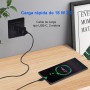 Rápida 18W Cargador para Xiaomi Redmi 14C, 12, Note 12, 11, 10, 9, 8,11T, 9T, 8T, Mi12, Mi11, Mi10, Mi9, MiA2, Redmi Pro5G, Poco