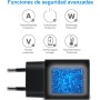 Rápida 18W Cargador para Xiaomi Redmi 14C, 12, Note 12, 11, 10, 9, 8,11T, 9T, 8T, Mi12, Mi11, Mi10, Mi9, MiA2, Redmi Pro5G, Poco