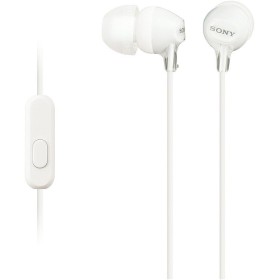 Sony Auriculares MDR-EX15AP: con Canal-Tipo de Control Remoto Mike White MDR-W EX15AP