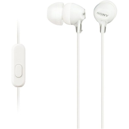Sony Auriculares MDR-EX15AP: con Canal-Tipo de Control Remoto Mike White MDR-W EX15AP