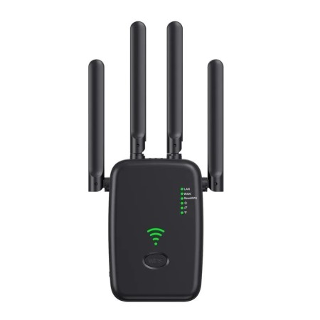 Repetidor de rango Wifi de 300Mbps y 2,4G, amplificador de red para el