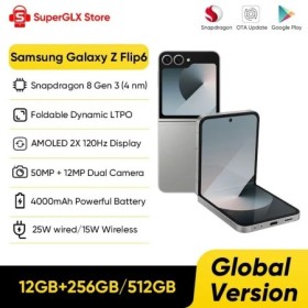Nuevo teléfono móvil Original Samsung Galaxy Z Flip6 AI Snapdragon 8 G