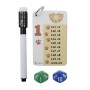 Qué Kawaii® Tablas de multiplicar para aprender jugando material didáctico portátil tamaño tarjeta visita 12cm x 8,5cm (M)