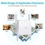 Repetidor WiFi 5G, amplificador de señal, extensor de red, 1200Mbps, 5