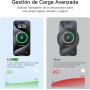 KEEPRO Cargador Pare iPhone Carga Rapida, Cargador Inalámbrico 3 en 1 Plegable para iPhone 16/15/14/13/12 Serie, AirPods