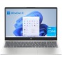 HP 15-fd0187ns - Ordenador portátil de 15.6" FHD (Intel N100, 8GB RAM, 256GB SSD, Intel UHD, Windows 11) Plata - Teclado QWERTY