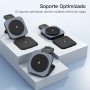 KEEPRO Cargador Pare iPhone Carga Rapida, Cargador Inalámbrico 3 en 1 Plegable para iPhone 16/15/14/13/12 Serie, AirPods
