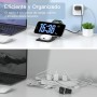 KEEPRO Cargador Pare iPhone Carga Rapida, Cargador Inalámbrico 3 en 1 Plegable para iPhone 16/15/14/13/12 Serie, AirPods
