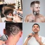 Hatteker Cortapelos por Hombre Maquina de Cortar el Pelo Cortadora de Pelo Barbero Electric Recortador de Barba y Precisión