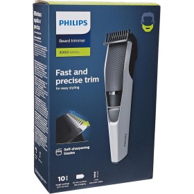 Philips Beardtrimmer Serie 3000, Barbero Recortadora de Barba con Tecnología Lift & Trim (modelo BT3206/14)