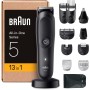 Braun Recortadora de Barba Series 5 Máquina Cortar Pelo, Máquina de afeitar, Cortapelos Hombre con Kit 10 En 1 Para Barba,