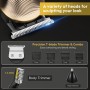 YIDON Maquina de Afeitar Hombre, Maquina de Cortar Pelo Todo en Uno, Cortapelos Hombre con USB C Cable y Pantalla LED, Set de