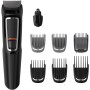 Serie 3000 de Philips, recortador todo en uno Multigroom, 7 en 1, una sola herramienta, moldeado sencillo para rostro y pelo, 11