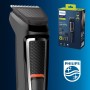 Serie 3000 de Philips, recortador todo en uno Multigroom, 7 en 1, una sola herramienta, moldeado sencillo para rostro y pelo, 11