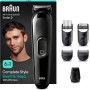 Braun Recortadora Todo En Uno Series 3 AIO3565, Kit De Styling 11en1 Para Barba y Pelo, 14 Longitudes, Máquina De Cortar Pelo
