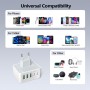 Cargador USB C Charger Cargador Rapido 50W 5 Puertos Bloque de Carga rápida, multicargador USB Carga rapida, Conector de Pared