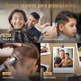 Maquina de Cortar Pelo Hombre,Juego de Barbero y Recortador,Cortapelos Recortadora de Barba,Maquina de Afeitar Hombre con Peines