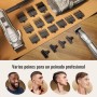 Maquina de Cortar Pelo Hombre,Juego de Barbero y Recortador,Cortapelos Recortadora de Barba,Maquina de Afeitar Hombre con Peines