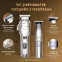 Maquina de Cortar Pelo Hombre,Juego de Barbero y Recortador,Cortapelos Recortadora de Barba,Maquina de Afeitar Hombre con Peines