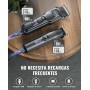 Maquina de Cortar Pelo Hombre,Juego de Barbero y Recortador,Cortapelos Recortadora de Barba,Maquina de Afeitar Hombre con Peines