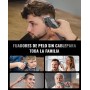 Maquina de Cortar Pelo Hombre,Juego de Barbero y Recortador,Cortapelos Recortadora de Barba,Maquina de Afeitar Hombre con Peines
