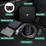 Cargador Coche Electrico [3,68kW, 6-16A, 6 Metros] dé EV Cargador Tipo 2 con Enchufe Schuko, Cargador de Coche Eléctrico