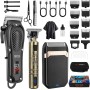 HIENA PRO Maquina de Cortar Pelo Hombre Maquinilla Cortar Pelo para kit barbero Profesional Recortadora de Barba Maquina de